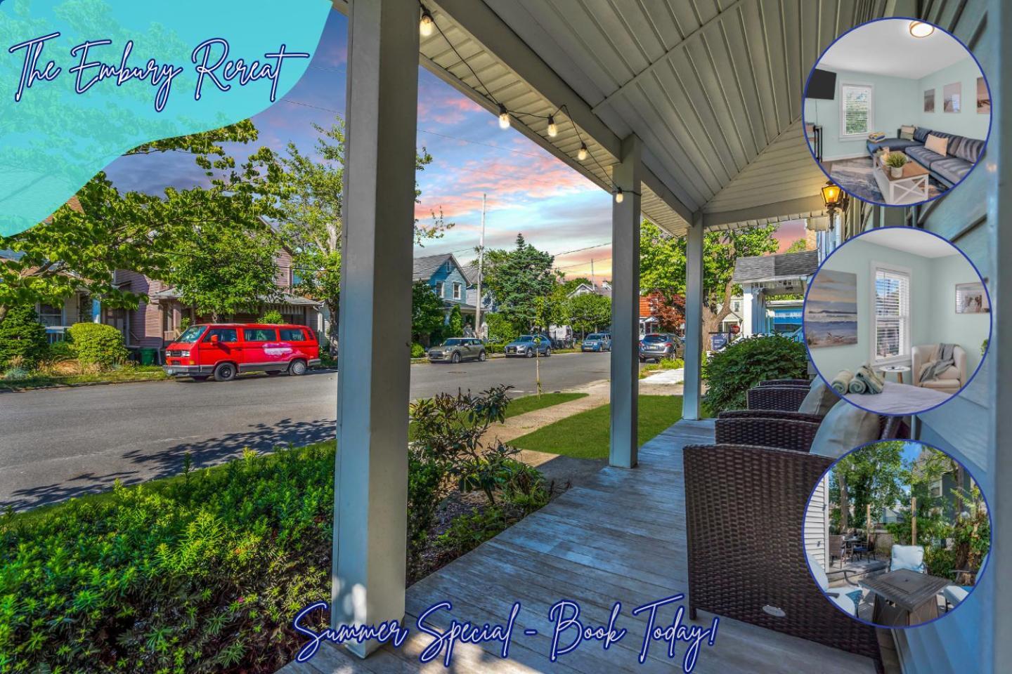 6-Min Walk To Asbury Park & Og Main St - Updated & Cozy Apartment In Historic Ocean Grove - Fire Pit & Patio - Fast Wi-Fi Экстерьер фото